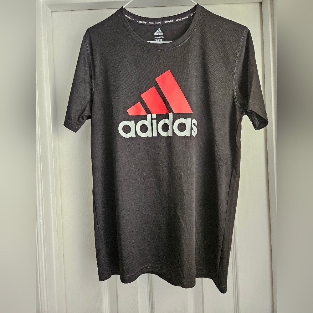 Adidas Womens Tee with Red and White Logo